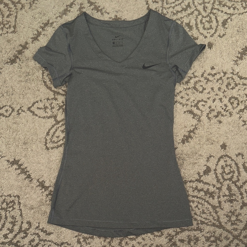 Nike Women's Short Sleeve Gray Tee